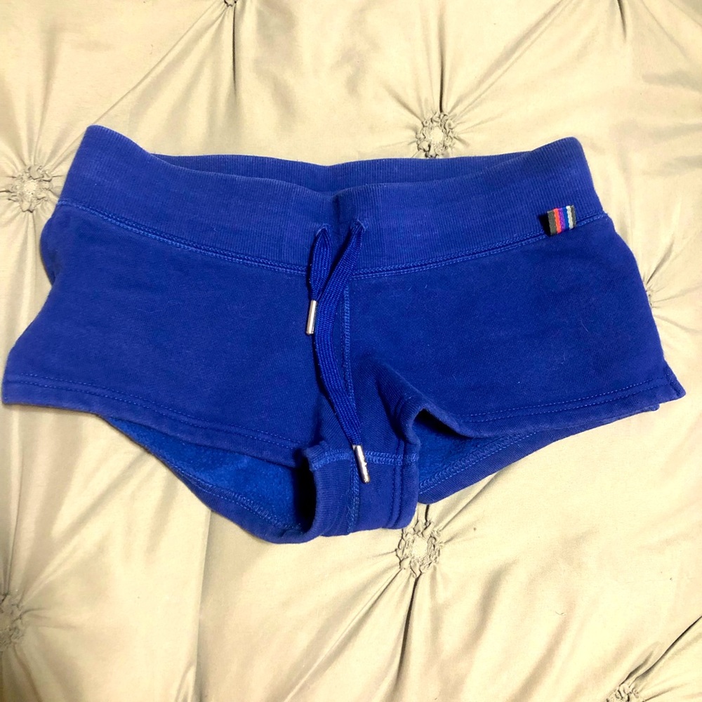 Low rise TNA short shorts in beautiful Blue